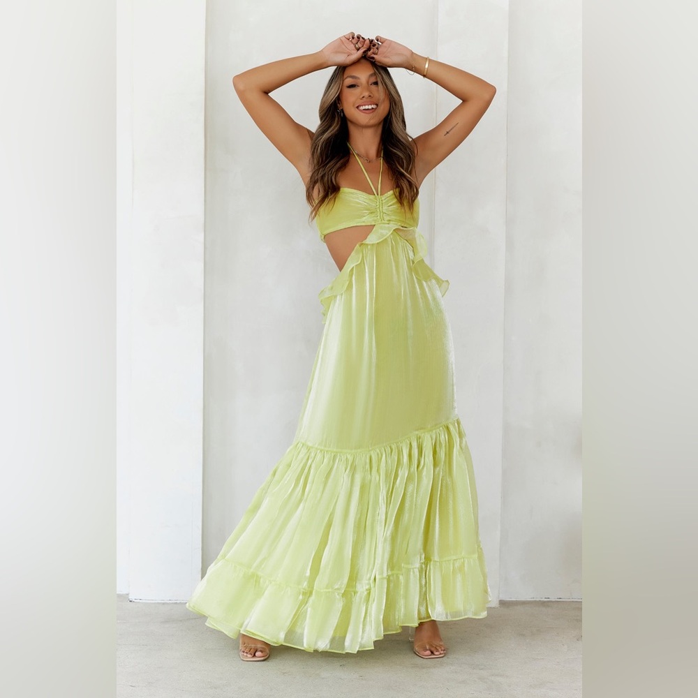 Hello Molly Yellow Maxi Dress